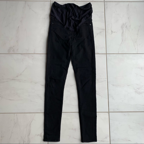 Citizens Of Humanity Black Maternity Jeggings Jeans over the belly black stretch - Picture 3 of 7